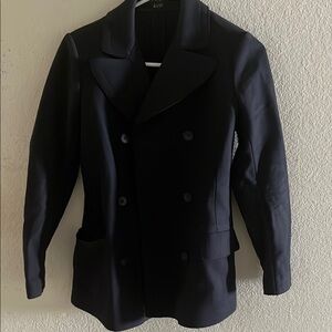 Theory Women's Black Pea Coat